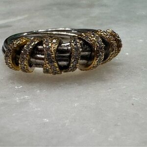 Elegant Gold and Silver Women's Ring David Yurman